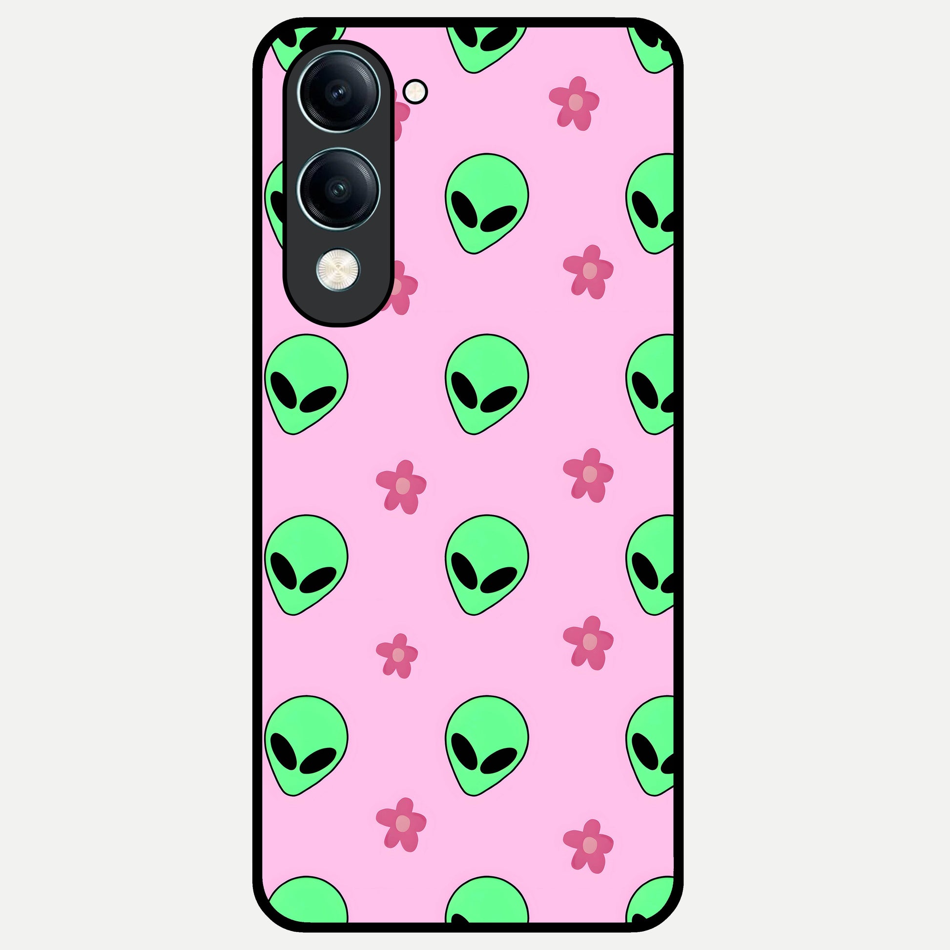  Cosmic Cute Crush Glass Case for iQOO Z10 lite back cover – full design glossy printed glass finish