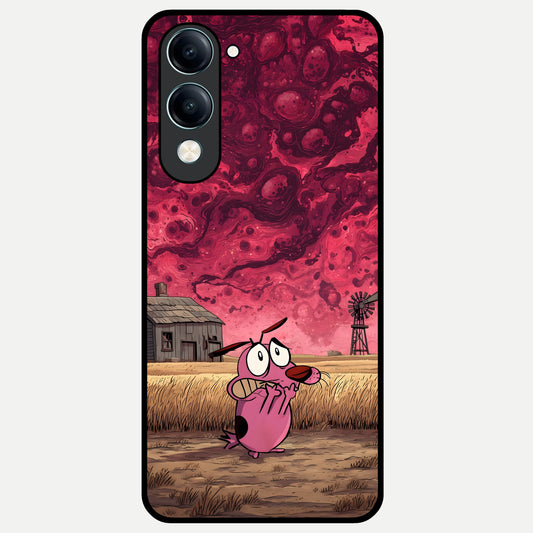  Courage Under Sky Glass Case for iQOO Z10 lite back cover – full design glossy printed glass finish