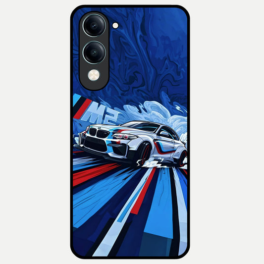  Drift Power Rush Glass Case for iQOO Z10 lite back cover – full design glossy printed glass finish
