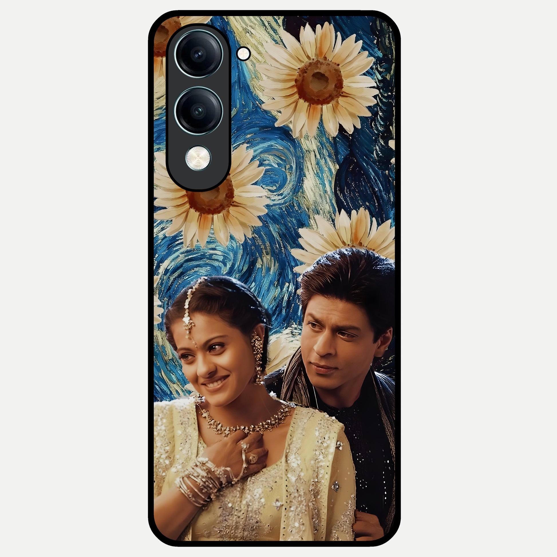  Eternal Love Story Glass Case for iQOO Z10 Lite back cover – full design glossy printed glass finish