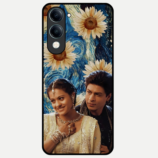  Eternal Love Story Glass Case for iQOO Z10 Lite back cover – full design glossy printed glass finish