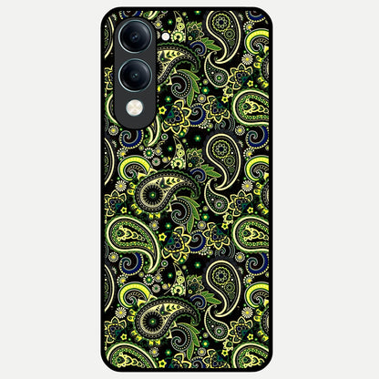  Green Lemon Glass Case for iQOO Z10 lite back cover – full design glossy printed glass finish