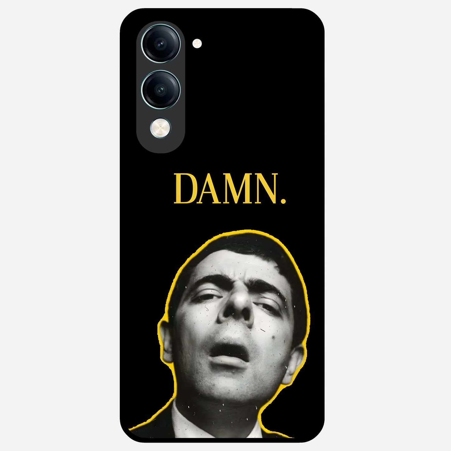  Mr Bean Damn Glass Case for iQOO Z10 lite back cover – full design glossy printed glass finish
