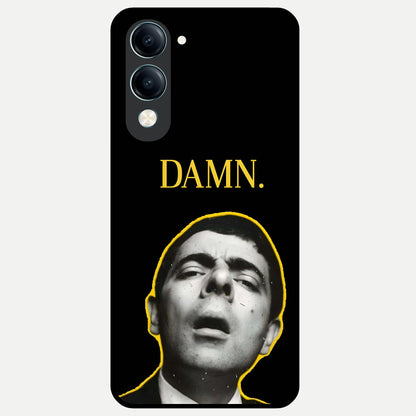  Mr Bean Damn Glass Case for iQOO Z10 lite back cover – full design glossy printed glass finish