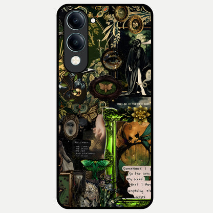  Mystic Woods Secret Glass Case for iQOO Z10 lite back cover – full design glossy printed glass finish