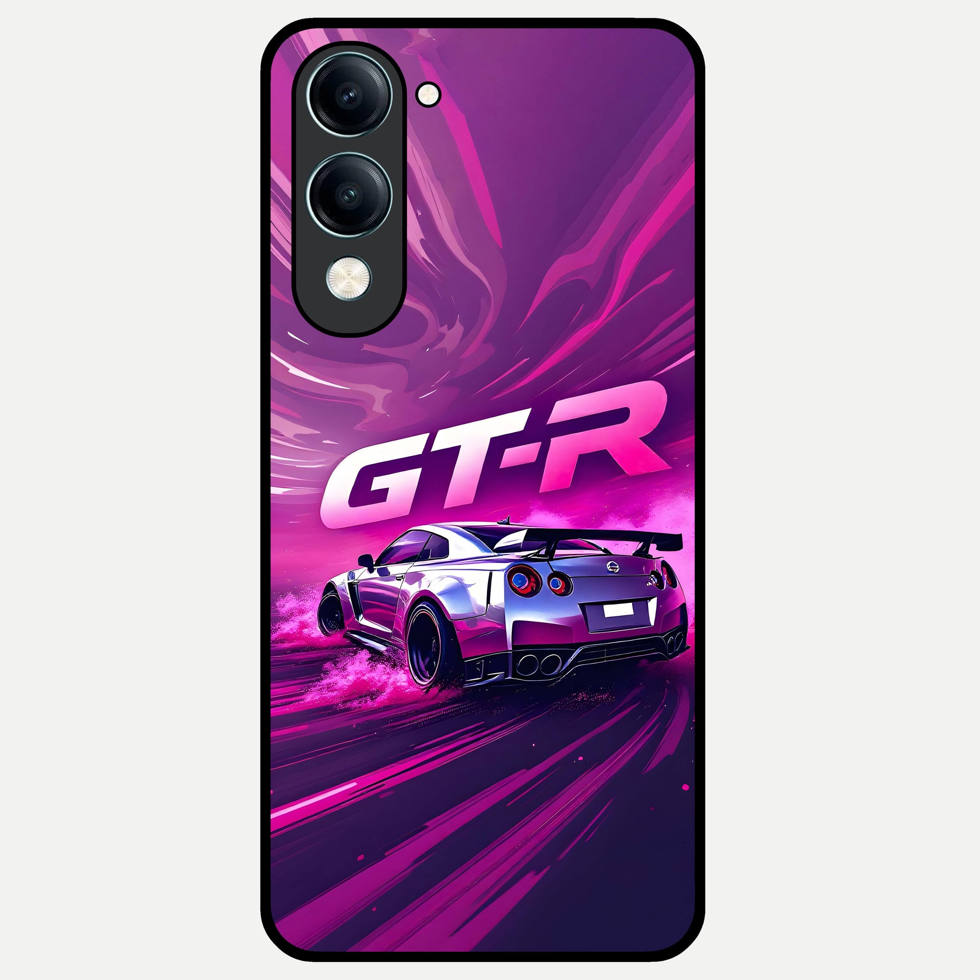  Speed Drift Legend Glass Case for iQOO Z10 lite back cover – full design glossy printed glass finish