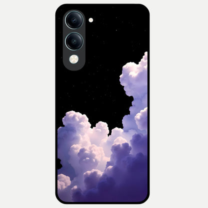  Starlit Night Whispers Glass Case for iQOO Z10 lite back cover – full design glossy printed glass finish