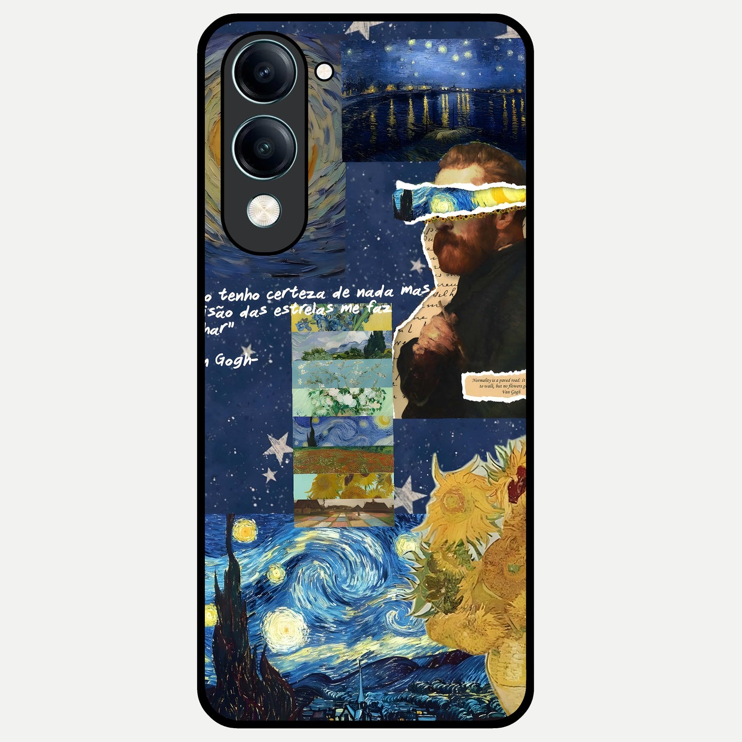  Starry Dream Vision Glass Case for iQOO Z10 Lite back cover – full design glossy printed glass finish