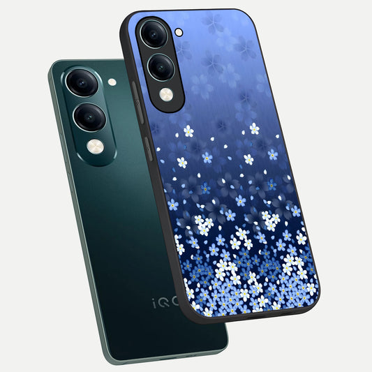 Blue Starry phone case for iQOO Z10 Lite showing premium glass back cover with detailed artwork
