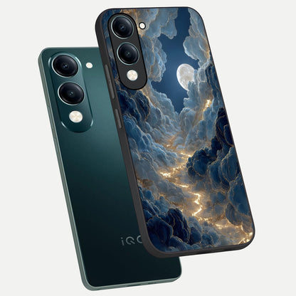  Celestial Cloud Road phone case for iQOO Z10 Lite showing premium glass back cover with detailed artwork