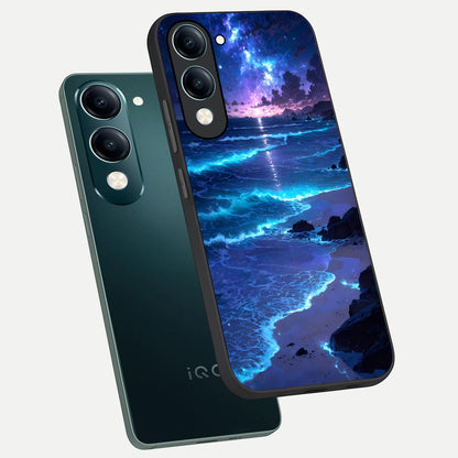  Classic Damn Look phone case for iQOO Z10 lite showing premium glass back cover with detailed artwork