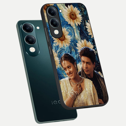  Eternal Love Story phone case for iQOO Z10 Lite showing premium glass back cover with detailed artwork