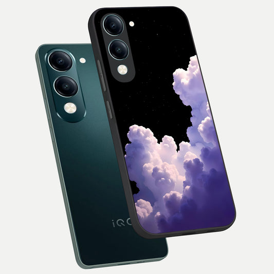  Starlit Night Whispers phone case for iQOO Z10 lite showing premium glass back cover with detailed artwork