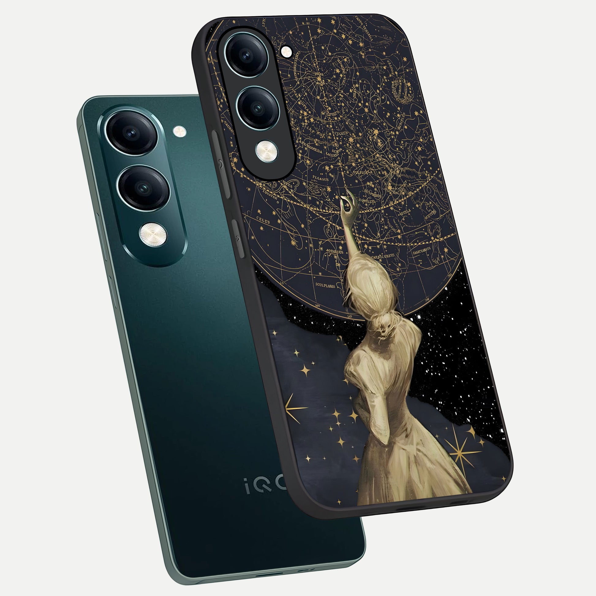  Taylor Swift Girl phone case for iQOO Z10 Lite showing premium glass back cover with detailed artwork