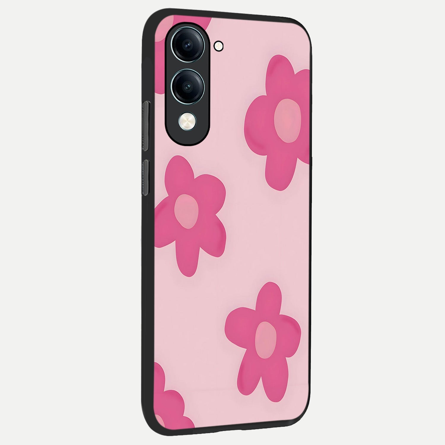  Candy Bloom Dreams back cover for iQOO Z10 Lite slim fit glass case with vibrant aesthetic design