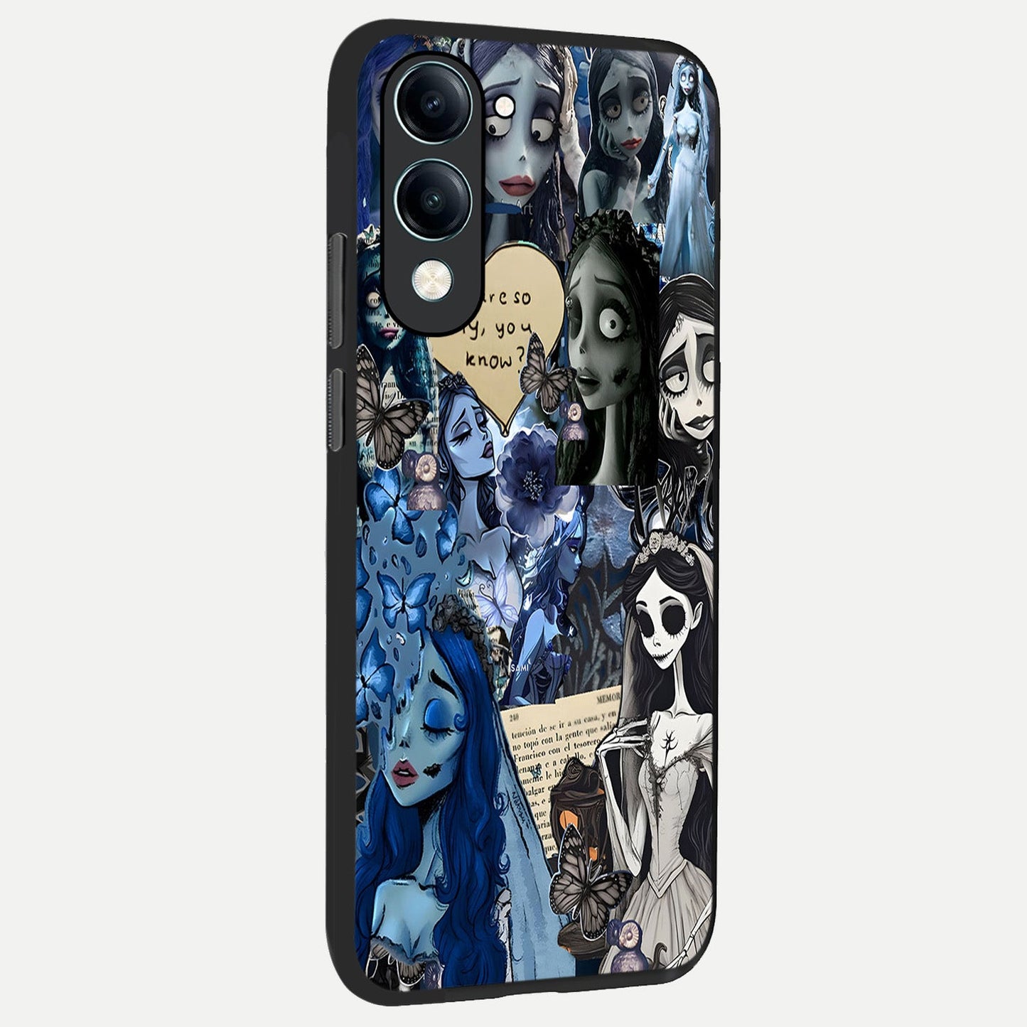  Corpse Bride Posters back cover for iQOO Z10 lite slim fit glass case with vibrant aesthetic design