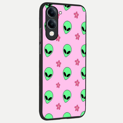 Cosmic Cute Crush back cover for iQOO Z10 lite slim fit glass case with vibrant aesthetic design