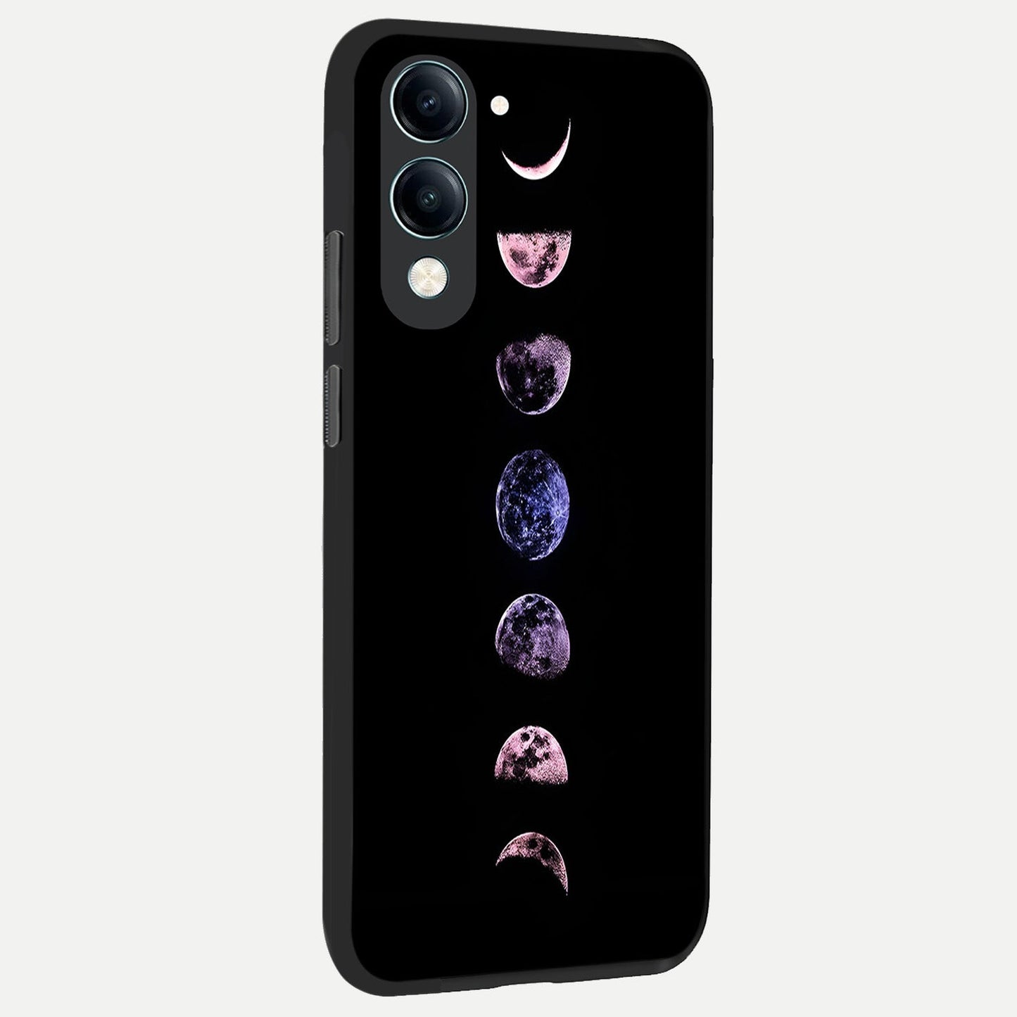  Crimson All Planets back cover for iQOO Z10 Lite slim fit glass case with vibrant aesthetic design