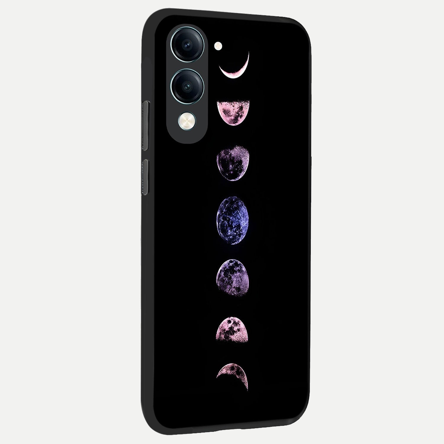  Crimson All Planets back cover for iQOO Z10 Lite slim fit glass case with vibrant aesthetic design