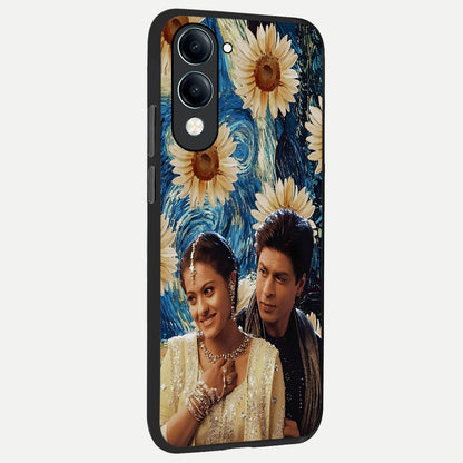  Eternal Love Story back cover for iQOO Z10 Lite slim fit glass case with vibrant aesthetic design