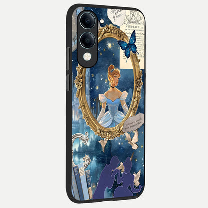  Midnight Queen back cover for iQOO Z10 lite slim fit glass case with vibrant aesthetic design