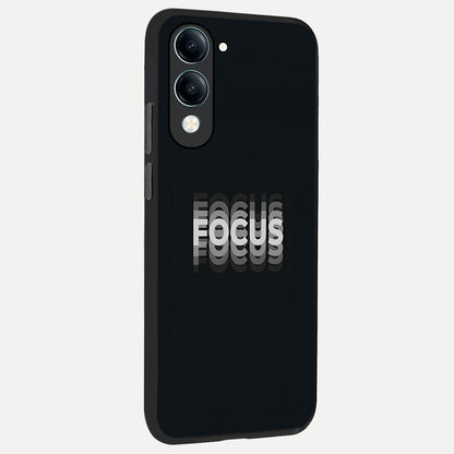  Mono Focus Vision back cover for iQOO Z10 lite slim fit glass case with vibrant aesthetic design