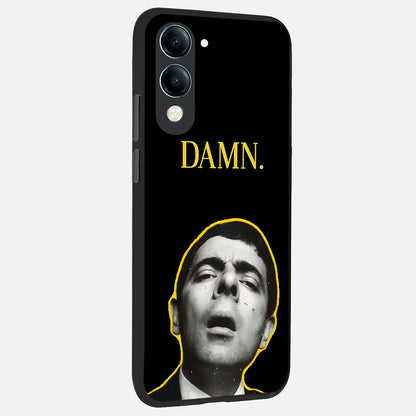  Mr Bean Damn back cover for iQOO Z10 lite slim fit glass case with vibrant aesthetic design