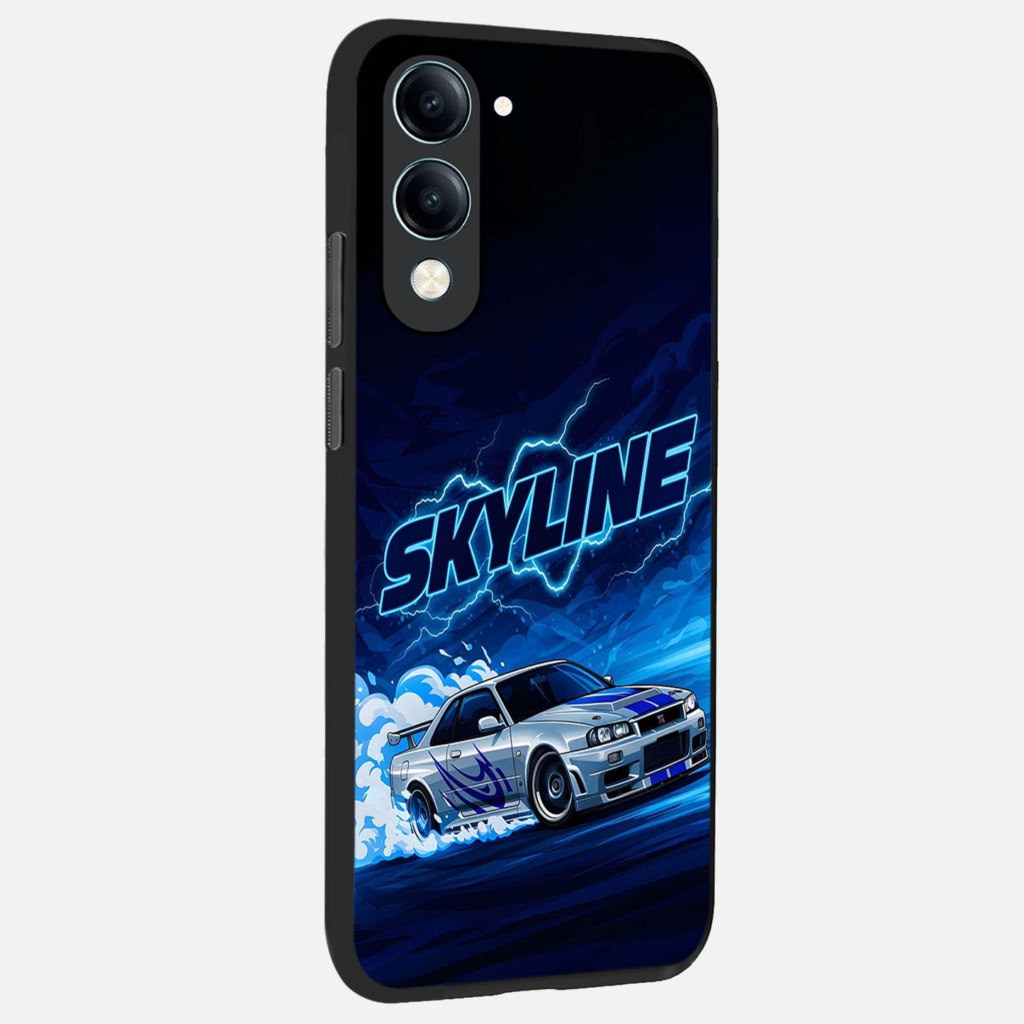  Neon Drift Beast back cover for iQOO Z10 lite slim fit glass case with vibrant aesthetic design