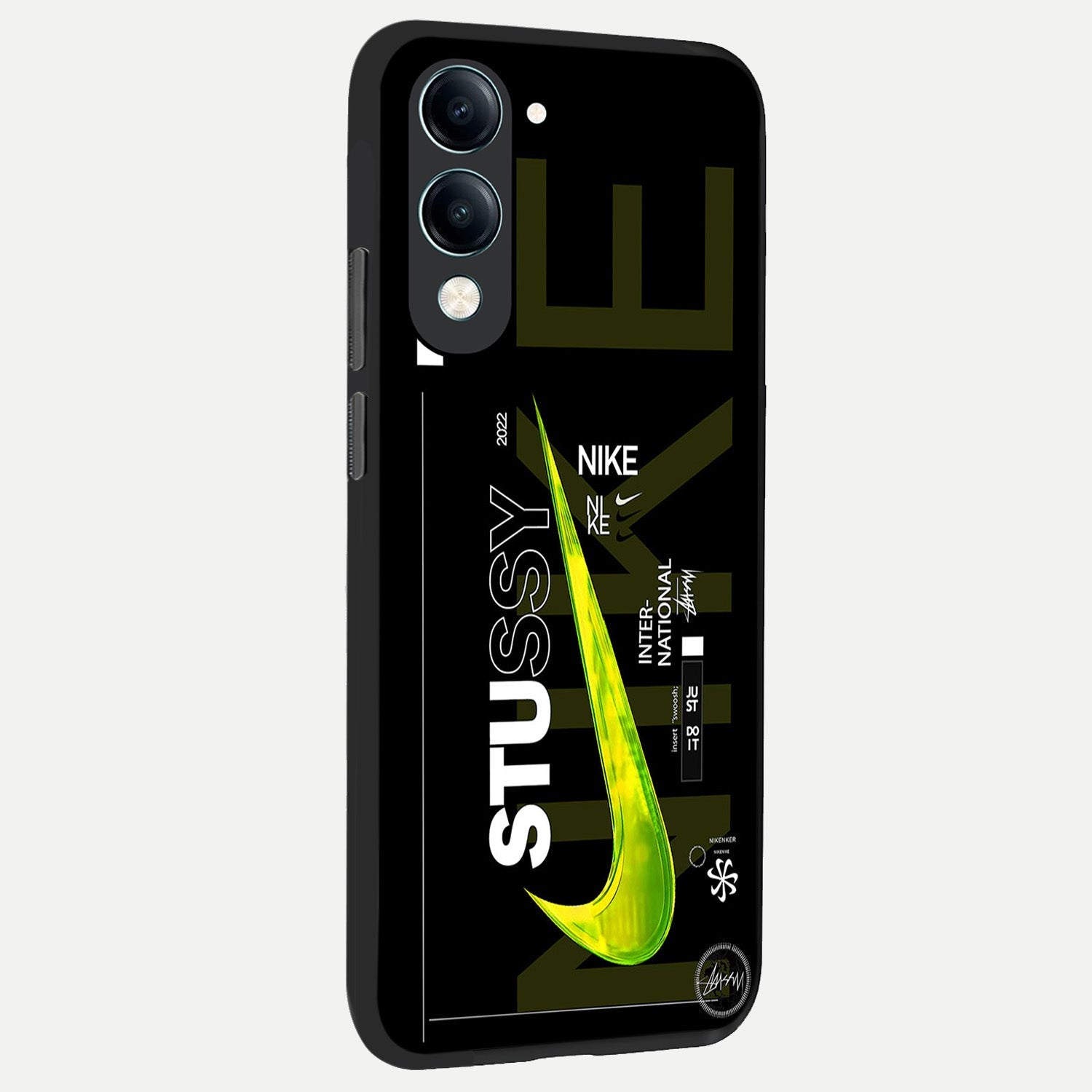  Neon Street Edition back cover for iQOO Z10 Lite slim fit glass case with vibrant aesthetic design