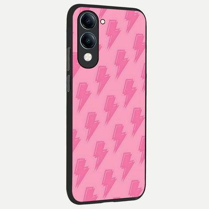  Pink Moo Magic back cover for iQOO Z10 lite slim fit glass case with vibrant aesthetic design