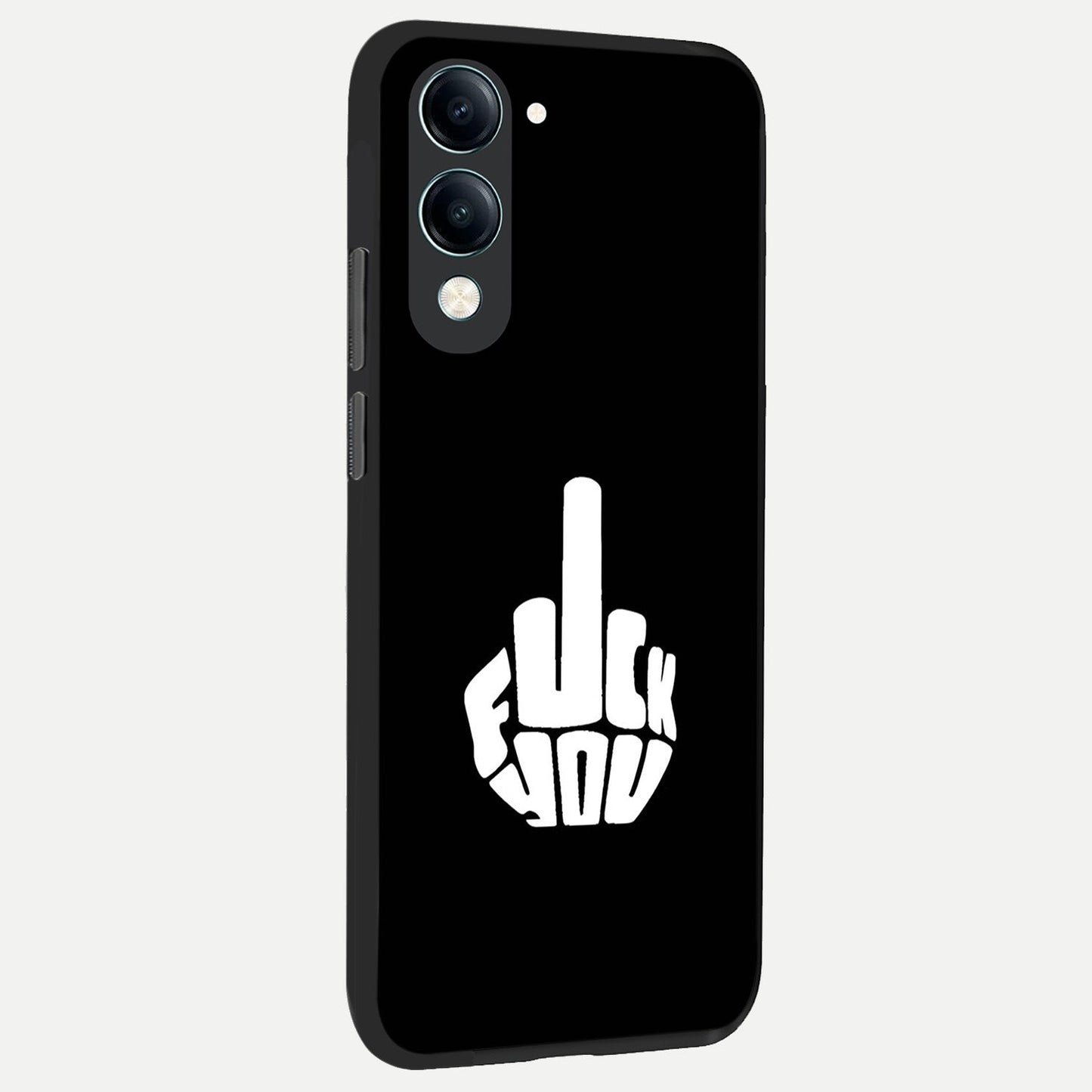  Rebel Mode On back cover for iQOO Z10 Lite slim fit glass case with vibrant aesthetic design