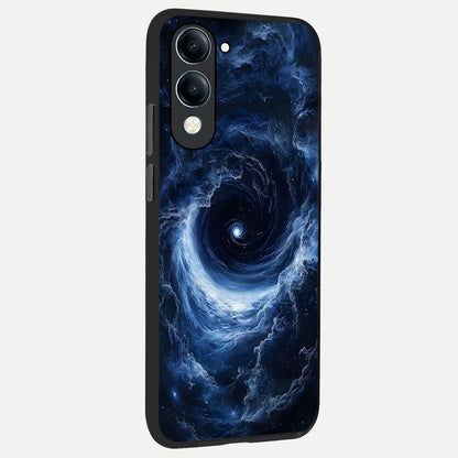  Stunning Galaxy back cover for iQOO Z10 Lite slim fit glass case with vibrant aesthetic design