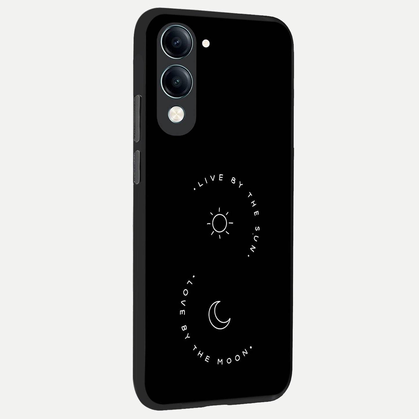  Sunflower Cat Art back cover for iQOO Z10 Lite slim fit glass case with vibrant aesthetic design