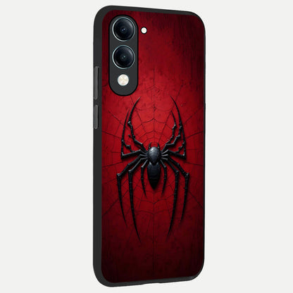  Superhero Web Emblem back cover for iQOO Z10 Lite slim fit glass case with vibrant aesthetic design
