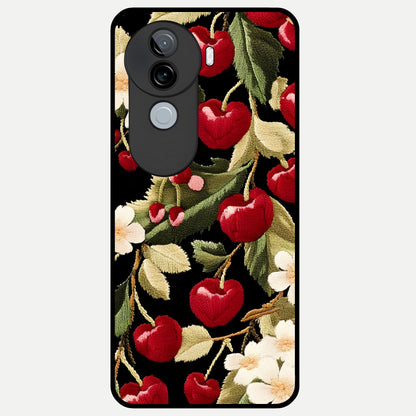  Blooming Spendor Bird Glass Case for iQOO Z9s back cover – full design glossy printed glass finish