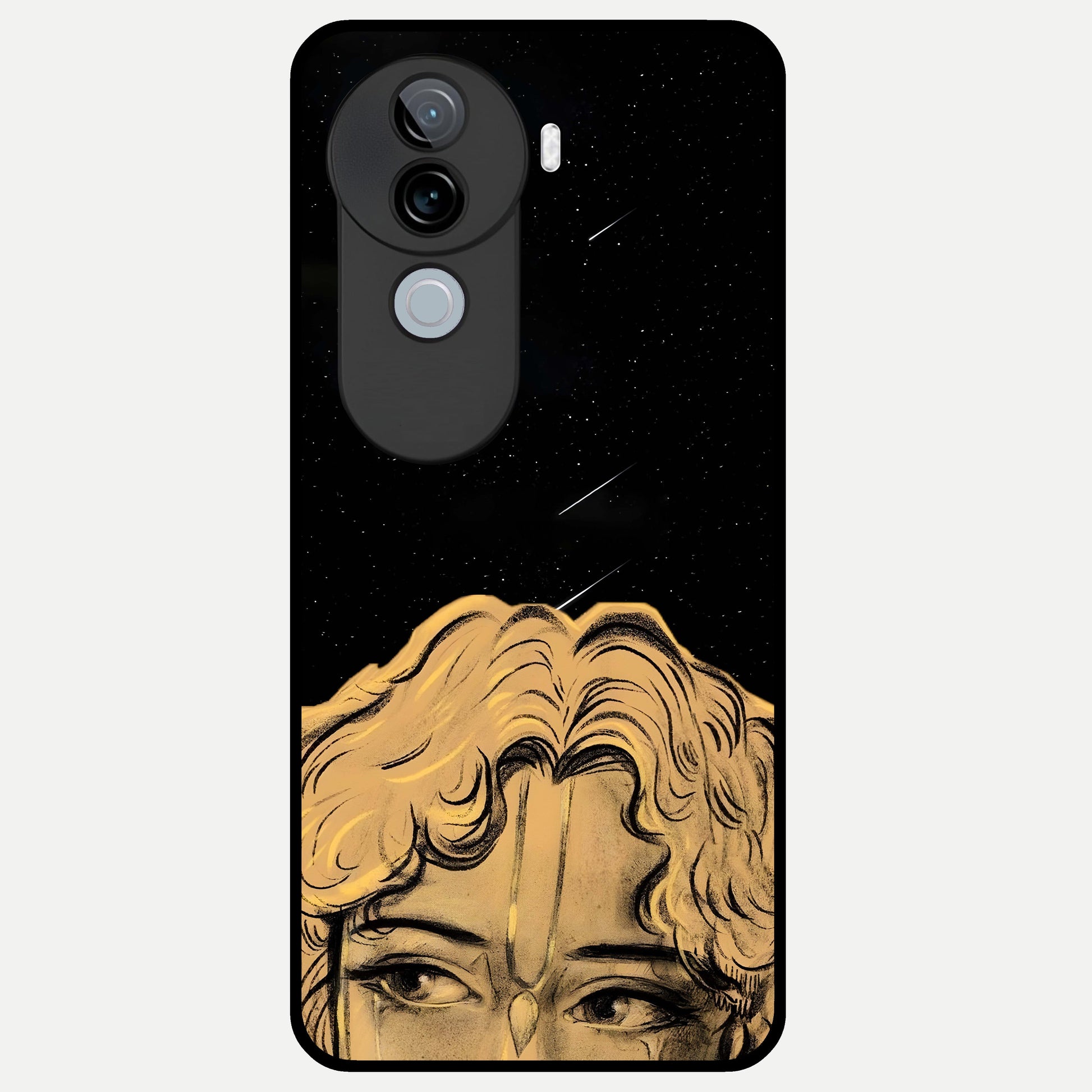  Celestial Gods Plan Glass Case for iQOO Z9s back cover – full design glossy printed glass finish