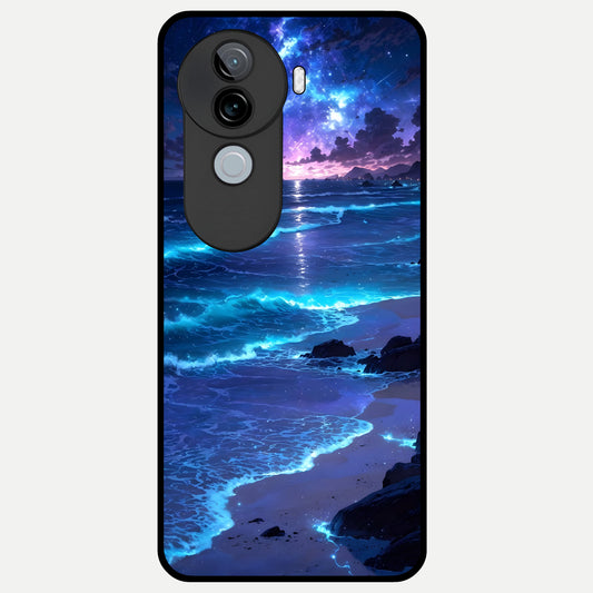  Classic Damn Look Glass Case for iQOO Z9s back cover – full design glossy printed glass finish