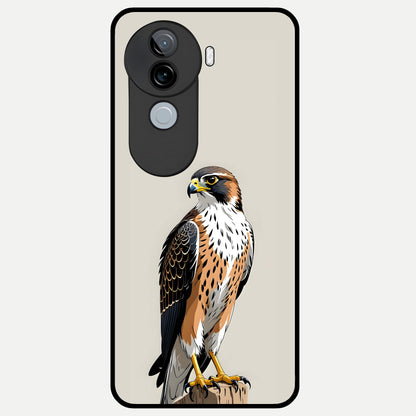  Clever Eagle Glass Case for iQOO Z9s back cover – full design glossy printed glass finish