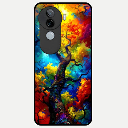  Colorful Soda Bottles Glass Case for iQOO Z9s back cover – full design glossy printed glass finish
