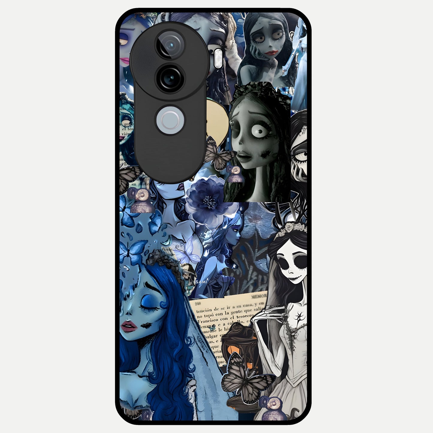  Corpse Bride Posters Glass Case for iQOO Z9s back cover – full design glossy printed glass finish
