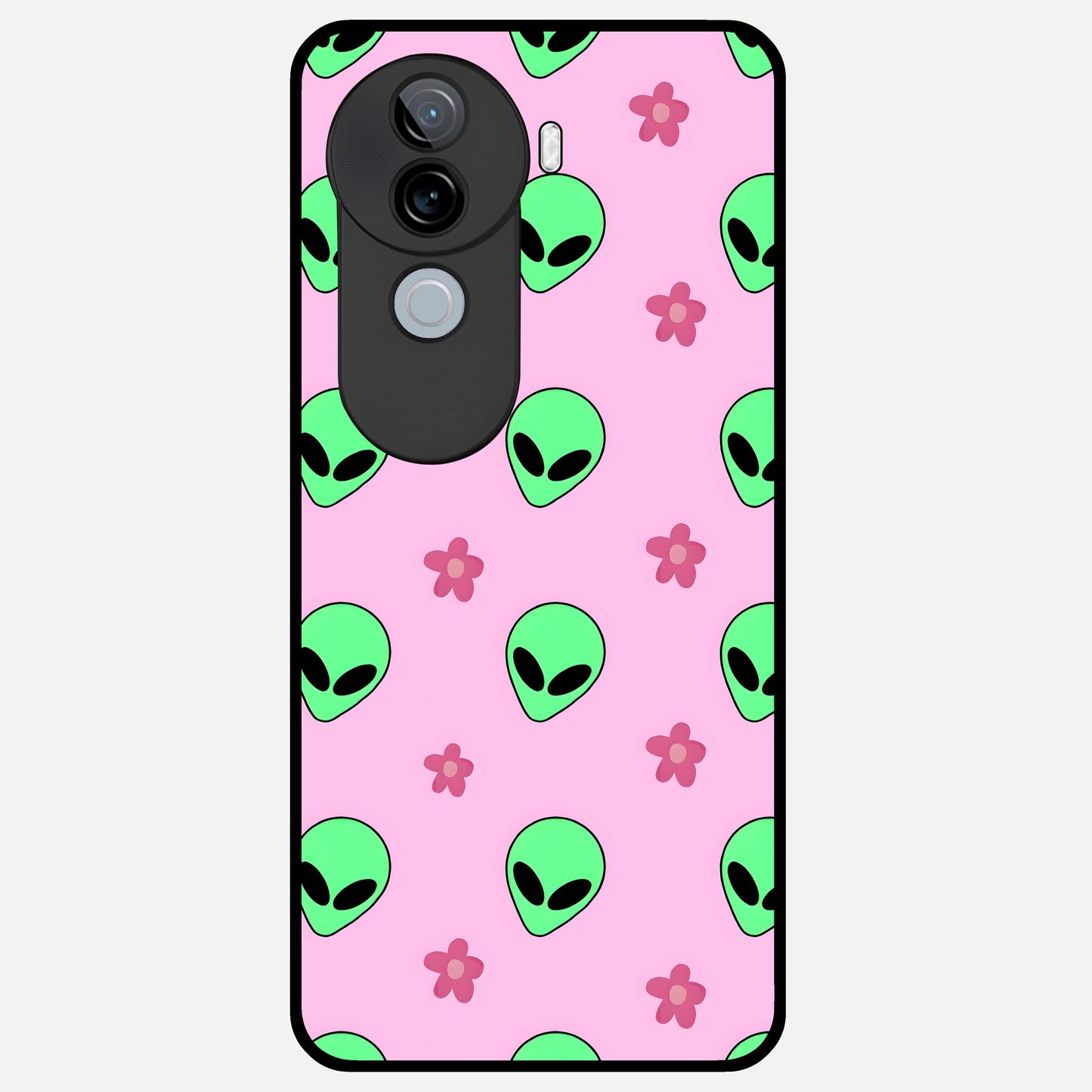  Cosmic Cute Crush Glass Case for iQOO Z9s back cover – full design glossy printed glass finish