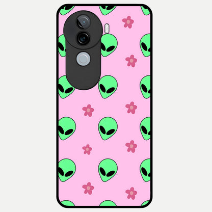  Cosmic Cute Crush Glass Case for iQOO Z9s back cover – full design glossy printed glass finish
