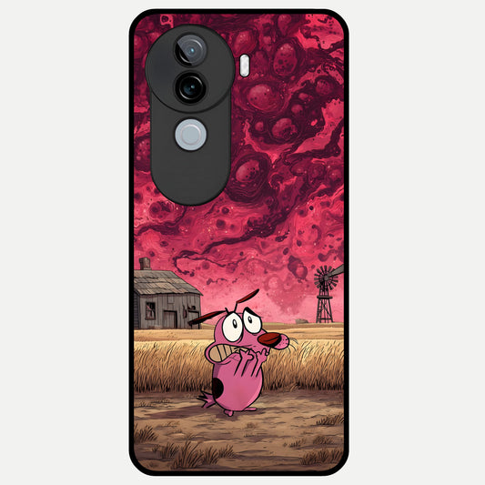  Courage Under Sky Glass Case for iQOO Z9s back cover – full design glossy printed glass finish