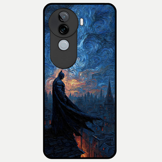 Dark Knight Dusk Glass Case for iQOO Z9s back cover – full design glossy printed glass finish