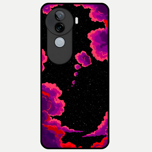  Galaxy Dream Frame Glass Case for iQOO Z9s back cover – full design glossy printed glass finish