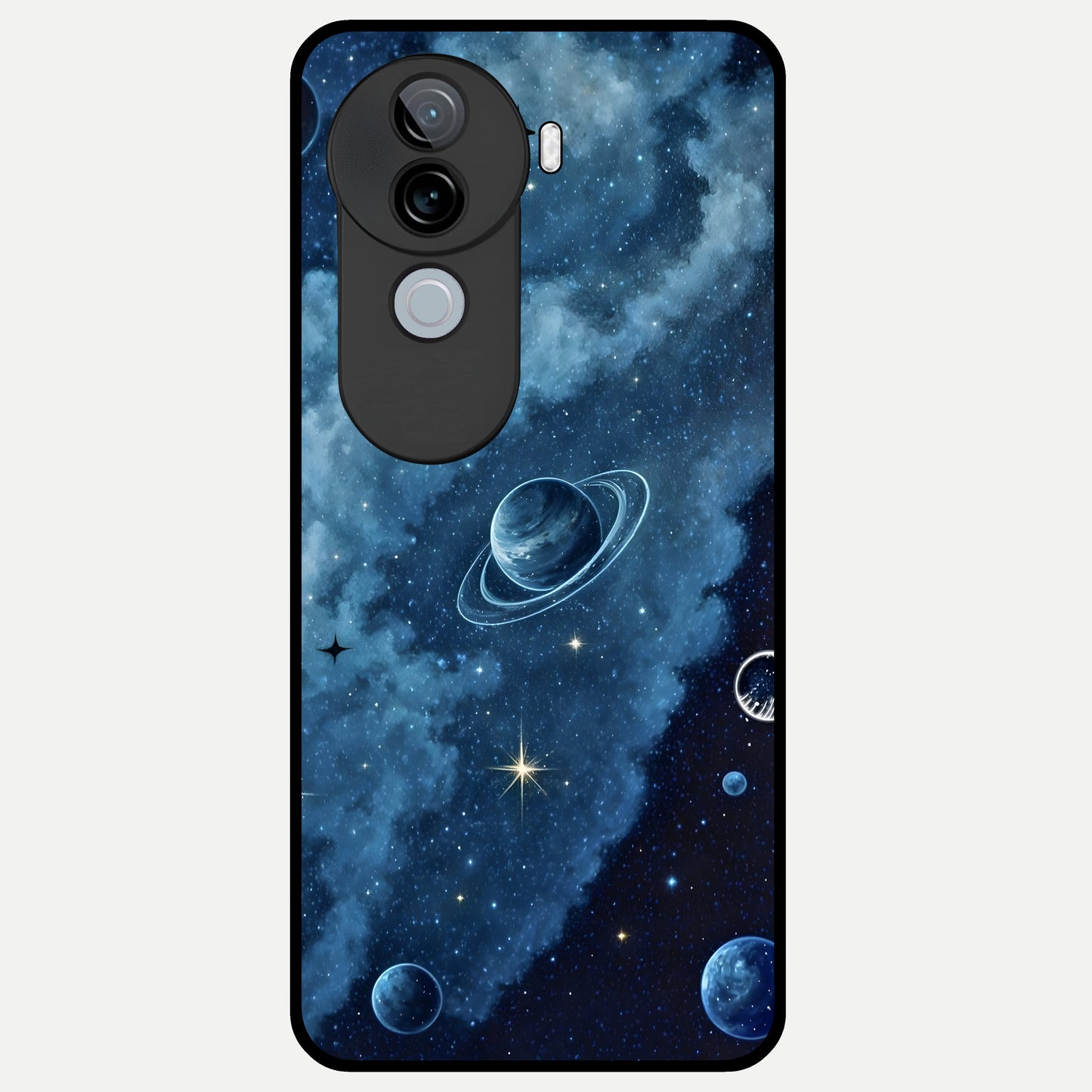  Galaxy Dream Space Glass Case for iQOO Z9s back cover – full design glossy printed glass finish