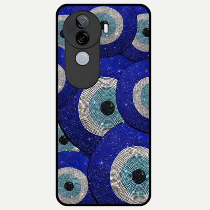  Galaxy Eye Flow Glass Case for iQOO Z9s back cover – full design glossy printed glass finish