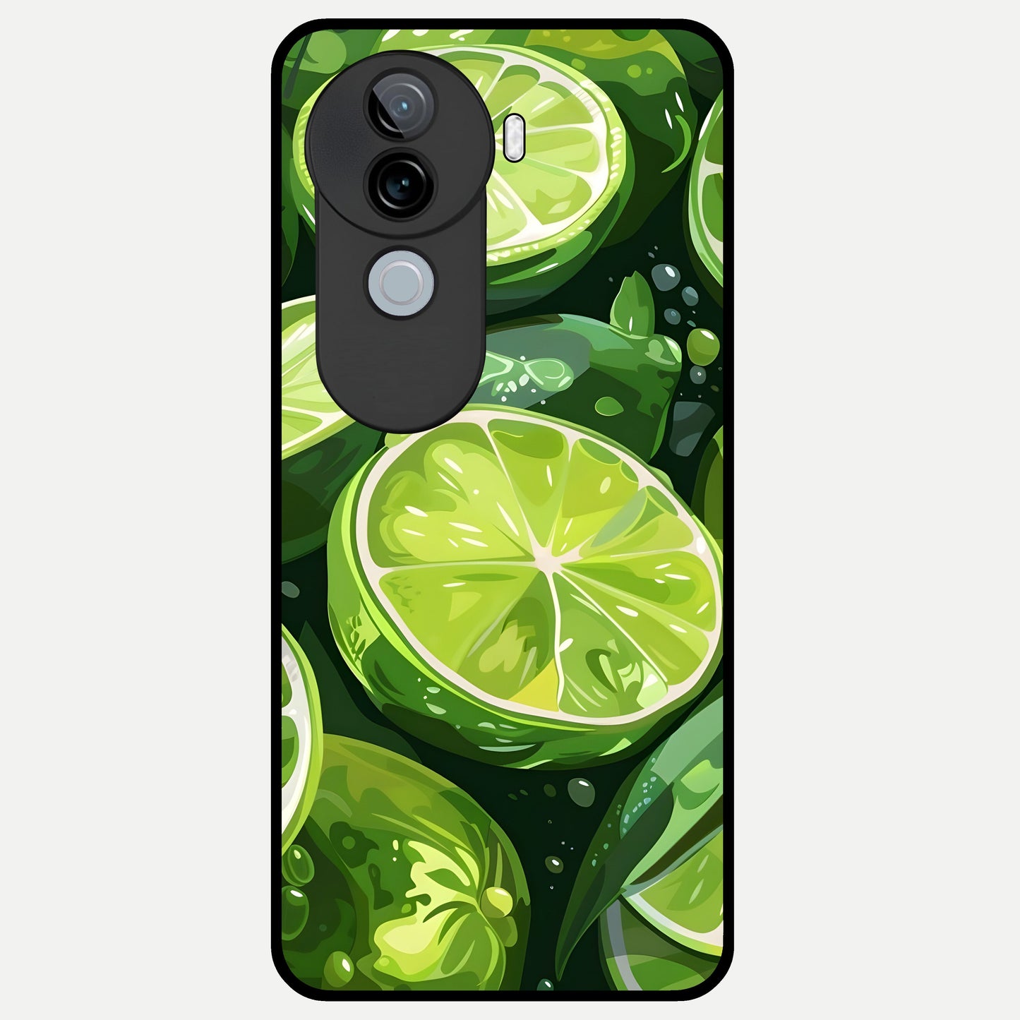  Green Kawasaki Glass Case for iQOO Z9s back cover – full design glossy printed glass finish