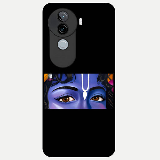  Krishna Eye Glass Case for iQOO Z9s back cover – full design glossy printed glass finish