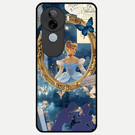  Midnight Queen Glass Case for iQOO Z9s back cover – full design glossy printed glass finish